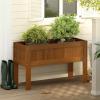 Furinno FG181364 Tioman Stacking Shelf, Natural(Raised Garden Bed)