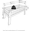 Furinno FG181364 Tioman Stacking Shelf, Natural(Raised Garden Bed)