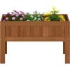 Furinno FG181364 Tioman Stacking Shelf, Natural(Raised Garden Bed)