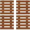Furinno FG181364 Tioman Stacking Shelf, Natural(Set of 4)