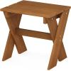 Furinno FG18451 Tioman Hardwood Patio Furniture Outdoor Flower Stand in Teak Oil, Natural(Dark Red Meranti Hardwood)