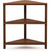 Furinno FG18451 Tioman Hardwood Patio Furniture Outdoor Flower Stand in Teak Oil, Natural(Natural)