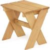Furinno FG18451 Tioman Hardwood Patio Furniture Outdoor Flower Stand in Teak Oil, Natural(Pine Wood)