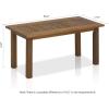Furinno FG18508 Tioman Hardwood Patio Furniture 2-Tier Coffee Table in Teak Oil, Natural(Brown)