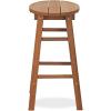 Furinno FG18508 Tioman Hardwood Patio Furniture 2-Tier Coffee Table in Teak Oil, Natural(Natural)