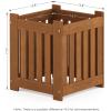 Furinno FG19456 Tioman Hardwood Outdoor Lifestyle Flowerbox, 1-Pack, Natural