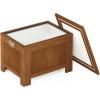 Furinno FG19749 Tioman Outdoor Hardwood Storage Box, Natural(Cooler Box)
