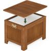 Furinno FG19749 Tioman Outdoor Hardwood Storage Box, Natural(Cooler Box)