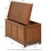 Furinno FG19749 Tioman Outdoor Hardwood Storage Box, Natural(Deck Box)