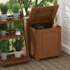 Furinno FG19749 Tioman Outdoor Hardwood Storage Box, Natural(Storage Box)