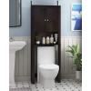 Furinno Indo Double Door Bath Cabinet, Espresso(Espresso)
