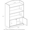 Furinno LOVA Book Shelf, 5-Tier Magazine Bookshelf, Bookcase with Open Shelves Storage, 9.4 x 24.6 x 37, for Living Room, Bedroom, Home Office, Pink(Pink)