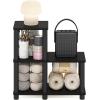 Furinno Turn-N-Tube Accent Decorative Shelf, Espresso/Black(Espresso/Black)
