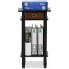 Furinno Turn-N-Tube Tall-Wide Hallway Console Table with Bin, Espresso/Brown(Espresso/Black/Brown)