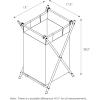 Furinno Wayar Foldable Laundry Sorter, Single
