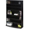 FURINNO JAYA 6-Tier Multimedia Storage Tower, Espresso