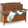 FURINNO Tioman Hardwood Patio Furniture Kent Bench Box(Bench Box)