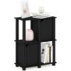 Furinno 4-Tier Flexi Rack, Espresso(Black Oak/Black)