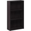 Furinno BASIC Book Shelf, 3-Tier Bookshelf with Open Shelves, Standing Bookcase, 9.3″ x 21.8″ x 39.5″, for Organization and Storage, for Living Room, Bedroom, Home Office, Espresso(Dark Walnut)
