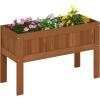 Furinno FG181364 Tioman Stacking Shelf, Natural(Raised Garden Bed)