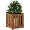 Furinno FG19456 Tioman Hardwood Outdoor Lifestyle Flowerbox, 1-Pack, Natural