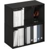 Furinno Fulda Book Shelf, 2-Tier Narrow Bookshelf, Bookcase with 10-in Width Storage Shelf, 9.3 x 9.8 x 21.2, for Living Room, Bedroom, Home Office, White(Espresso)