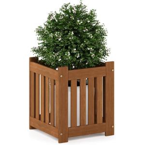 Furinno FG19456 Tioman Hardwood Outdoor Lifestyle Flowerbox, 1-Pack, Natural