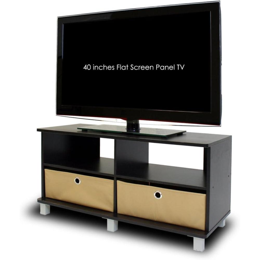 imageFurinno Econ TV Stand Entertainment Center EspressoEspresso