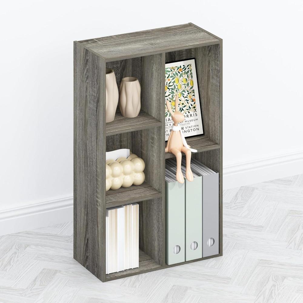 imageFurinno Moretti Modern Lifestyle TV Stand Columbia WalnutFrench Oak
