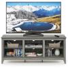 FURINNO Jensen TV Stand with Shelf, French Oak Grey, 65-Inch(French Oak)