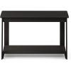 Furinno BEGINNING TV Stand, 2-Tier Entertainment Center with Open Shelf, TV Console for TV up to 36 Inch, for Living Room, Bedroom, French Oak(Espresso)