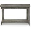 Furinno BEGINNING TV Stand, 2-Tier Entertainment Center with Open Shelf, TV Console for TV up to 36 Inch, for Living Room, Bedroom, French Oak(French Oak)