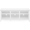 Furinno Camnus Modern Living TV Stand for TVs up to 65 Inch, Americano/Black(White)