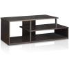 Furinno Econ Low Rise TV Stand, Espresso/Black(Espresso/Black)