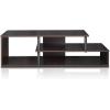 Furinno Econ Low Rise TV Stand, Espresso/Black(Espresso/Black)