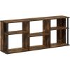 Furinno Econ TV Stand Entertainment Center, Espresso(Amber Oak)