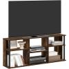 Furinno Econ TV Stand Entertainment Center, Espresso(Amber Oak)