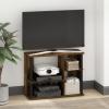 Furinno Econ TV Stand Entertainment Center, Espresso(Amber Pine/Black)