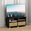 Furinno Econ TV Stand Entertainment Center, Espresso(Dark Espresso)