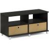 Furinno Econ TV Stand Entertainment Center, Espresso(Espresso)