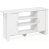 Furinno Econ TV Stand Entertainment Center, Espresso(White)
