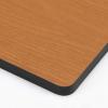 Furinno JUST Side Table Set of 2, 3-Tier Modern End Table with Charging Station, Open Shelf Night Stand, Bedside Table with USB and Type-C Charging Port, for Living Room, Bedroom, Amber Pine(Light Cherry/Black)