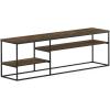 Furinno Moretti Modern Lifestyle TV Stand, Columbia Walnut(Brown Walnut)