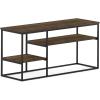 Furinno Moretti Modern Lifestyle TV Stand, Columbia Walnut(Columbia Walnut)