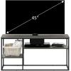 Furinno Moretti Modern Lifestyle TV Stand, Columbia Walnut(French Oak Grey)