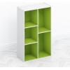 Furinno Moretti Modern Lifestyle TV Stand, Columbia Walnut(Green)