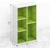 Furinno Moretti Modern Lifestyle TV Stand, Columbia Walnut(Green)