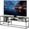 Furinno Moretti Modern Lifestyle TV Stand, Columbia Walnut(Grey Oak)