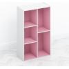 Furinno Moretti Modern Lifestyle TV Stand, Columbia Walnut(Pink)