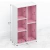 Furinno Moretti Modern Lifestyle TV Stand, Columbia Walnut(Pink)